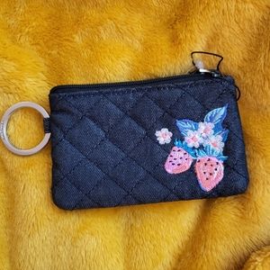 Vera Bradley strawberry ID wallet